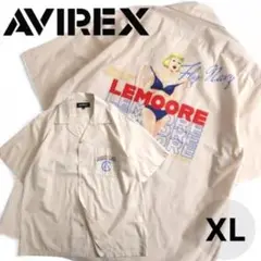AVIREX アヴィレックス 定1万 ピンナップガール 半袖シャツ XL