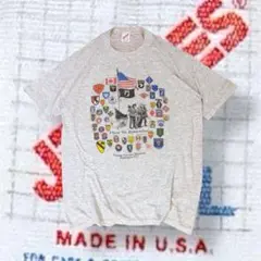 vintage 90s USA ベトナム戦争戦没者慰霊碑 Tee L