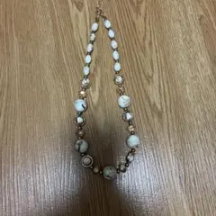 マーブル模様 ネックレス 調整可能