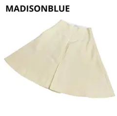 MADISONBLUE マディソンブルー フレア スカート シルク アイボリー