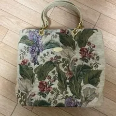 ボルサソベラナ　ハラコ　バニティバッグ　ハンドバッグ　金具 美品】ボルサソベラナ バニティバッグ ハンドバッグ Red×Gold