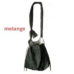 melange カーキ ショルダーバッグ