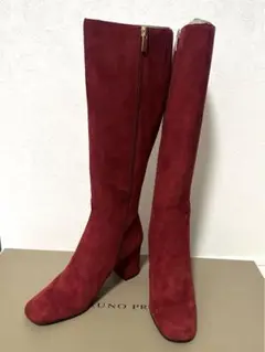 【新品】bruno premi ブルーノプレミ 赤ロングブーツ 38