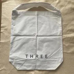 THREE ロゴ入り ノベルティ　エコバッグ　未使用品