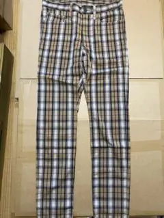HYSTERIC GLAMOUR チェックスリムパンツ サイズM