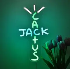 travis scott ネオンサイン Cactus Jack LED ライト