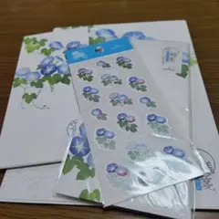 Hallmark あさがおシール付き便箋セット