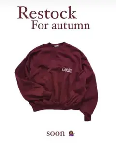 awwmagazine L'apéro バーガンディ スウェット AWW MAGAZINE L'APÉRO SWEATSHIRT スウェット
