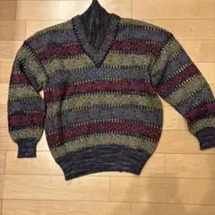 MISSONI マルチカラー ストライプセーター