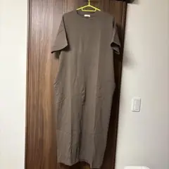 USAコットンビックシルエットTシャツワンピース