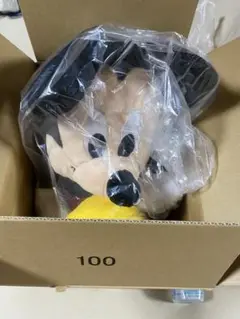 【新品未使用未開封タグ付き】ミッキーマウス グランデぬいぐるみ おすわりver