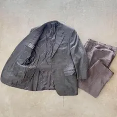 サルバトーレフェラガモ スーツ セットアップ ウール カシミア混 N104