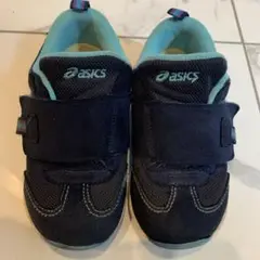 ASICS スクスク　ネイビー スニーカー16センチ　記名なし