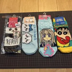 キャラクター靴下4足セット