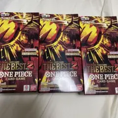 新品★ワンピースカードゲーム　THE BEST2 2Boxセット　テープ付き