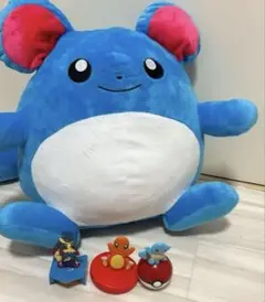 ポケモン めちゃもふぐっとぬいぐるみ マリル 新品 マックのおもちゃおまけです