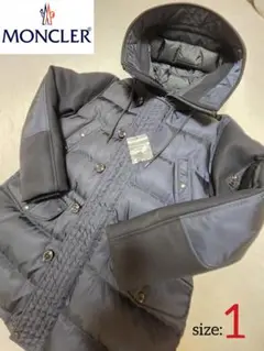 良品☆　モンクレール　MONTEMART　ダウンジャケット　ダウンコート　異素材