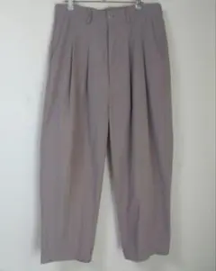 remer グレー系 プリーツ入り チノパン