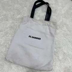 JIL SANDER ジルサンダー トートバッグ ロゴ リネン レザー 肩掛け