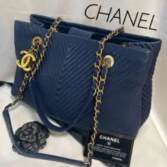 CHANEL ✨超美品✨シェブロン チェーンショルダーバッグ バッグ