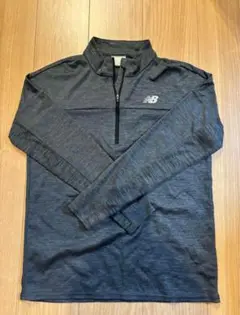 New Balance ハーフジップ トップス ダークグレー