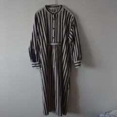新品未使用　ノッブドゥノッド ストライプロングワンピース