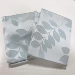 カーテンAqua 100×135 一人暮らし 引越し リーフ 淡グリーン