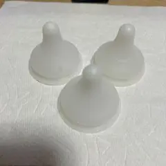 Mサイズ シリコン 哺乳瓶用乳首 3個セット