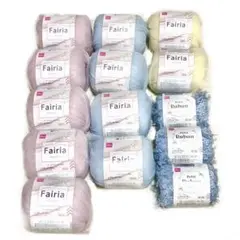 フェアリア プチリュバン ダイソー 毛糸 春 夏 まとめ売り セット 百均