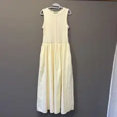 Didot. ノースリーブドッキングワンピース アイボリー