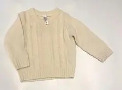 西松屋　ベビーニット　80サイズ　オフホワイト