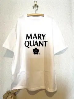 本日限定‼️MARYQUANT Tシャツ　ロゴ×ホワイト