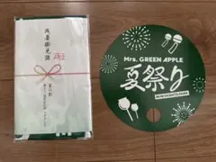 Mrs. GREEN APPLE 夏祭り　手ぬぐい　うちわ 夏の影