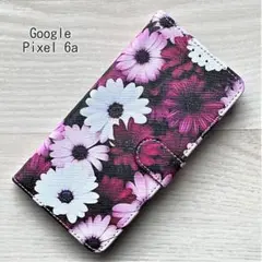 :新品■Google Pixel 6a　手帳型　TPU　クリサンセマム