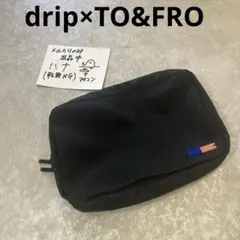 drip×TO&FRO、マルチポーチ、ブラック