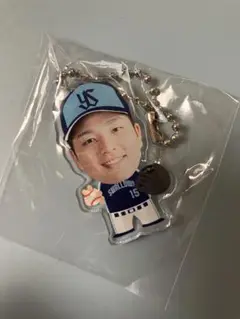 ヤクルトスワローズ　crew 選手アクリルキーホルダー　中村優斗