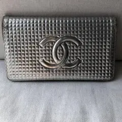 CHANEL長財布シルバー☆最終お値下げ!