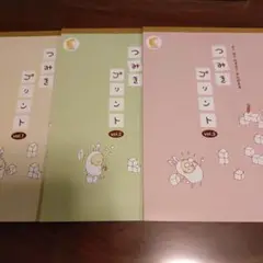 七田式　つみきプリント 全3巻セット