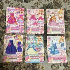 アイカツカード　ワンピース　6枚セット　キュート