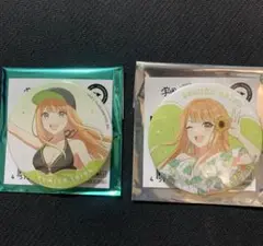 紫雲清夏 缶バッジ 2種 スイパラ 海の家 学園アイドルマスター