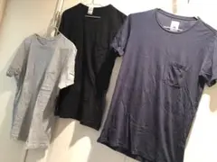 ポケットTシャツ まとめ売り 3枚セット Yaeca marka エヌハリ