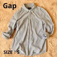Gap ストライプシャツ 長袖 綿100% サイズＳ　レディース　シンプル　匿名
