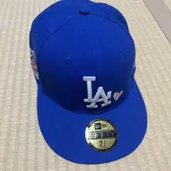 ドジャース　LA キャップ　青　ネイビー　ニューエラ