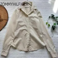 トミーヒルフィガーTOMMYHILFIGERストレッチコットン長袖シャツ 4