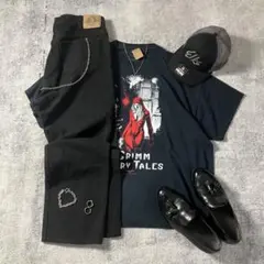 c-boy style アメコミ y2k ブラックコーデ ストリート