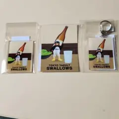 東京ヤクルトスワローズ オンラインくじ ステッカー2種&アクリルキーホルダー