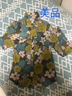 レトロ柄シャツ