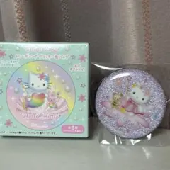 <新品>サンリオ トレーディング グリッター 缶バッジ フラワー キティ