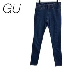 【ジーユー】スキニーデニムパンツ　Gパン　ストレッチ　64