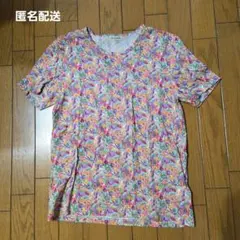 【匿名配送】Longwalk 花柄 半袖Tシャツ　日本製